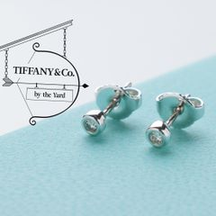 かえるん様 ティファニー ダイヤモンド バイザヤード 925 ピアス - c.2000s