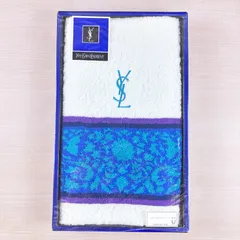 【未使用品】YVESSAINTLAURENT スポーツタオル スカーフ 綿100％