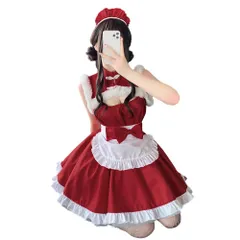 サンタ衣装 コスプレ セクシー メイド服 3点セット クリスマス サンタコス 衣装 サンタクロース コスチューム パーティ 仮装 女