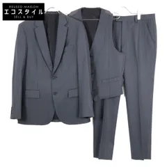 PaulSmith ポールスミス ｸﾞﾚｰ PF-LN-32175 ｾﾞﾆｱ地 ｽﾄﾗｲﾌﾟ 3P ｽｰﾂ L