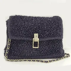 ANTEPRIMA チェーン ショルダーバッグ ビニール パープル