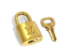 ■美品■ LOUIS VUITTON ルイヴィトン カデナ 南京錠 パドロック 300 鍵 キー ゴールド系 DJ8132