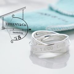 ティファニー インターロッキング 925 リング 8号 - c.2000s - メルカリ