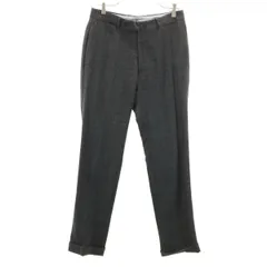 TOMORROWLAND トゥモローランド ウールパンツ 48 グレー メンズ 古着