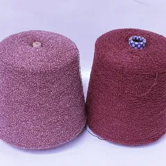 【K-266】アクリルナイロン コーン巻き ブークレ 2本