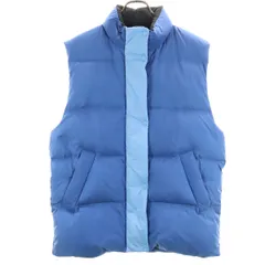 UNIQLO ユニクロ MARNI マルニ コラボ ダウンベスト M ブルー系 レディース 古着