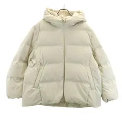 UNIQLO ユニクロ シームレス ダウンパーカー 3XL ベージュ ビッグサイズ レディース 古着