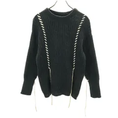 FREAK'S STORE フリークスストア 長袖 デザイン セーター F チャコールグレー ニット レディース 古着