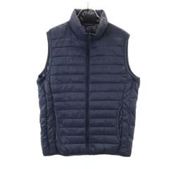 UNIQLO ネイビー ダウンベスト M - メルカリ
