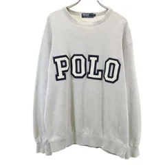 Polo by Ralph Lauren ポロバイラルフローレン 長袖 スウェット トレーナー L グレー メンズ 古着