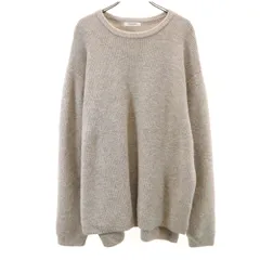 美品 FREAK'S STORE フリークスストア 長袖 セーター F グレージュ ニット レディース 古着