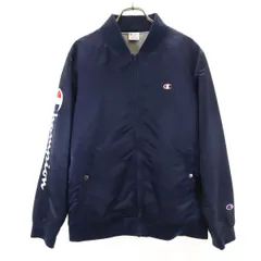Champion チャンピオン ブルゾン M ネイビー ジャケット 裏トリコット メンズ 古着