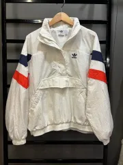 (S) adidas アディダス ウィンドブレーカー Anorak（アノラック） ハーフジップ クラウド ジャケット 3 9