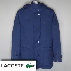 ラコステ/レディース 95サイズ/軽量キルトダウン フード付きダウンコート ハーフコート ジャケット アウター/ヴィンテージ 153