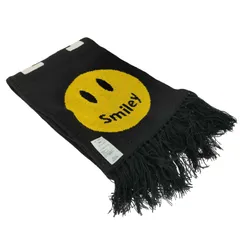 ユーズドフルギ USED古着 {{SMAILEY FACE by Ring}} スマイリーフェイス アクリルニットマフラー メンズ 表記無