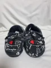 チャンピオン ブラック 冬 防寒 スリッポン 235