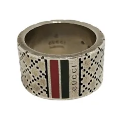 美品★グッチ 指輪 ディアマンティッシマ シェリーライン 16号 リング 925 GUCCI リング ディアマンティッシマ シェリーライン SV925 シルバー