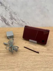 【動作OK・安心補償】 ニンテンドー DSi LL 本体  UTL-001 ワインレッド 純正アダプター付属 1209-208