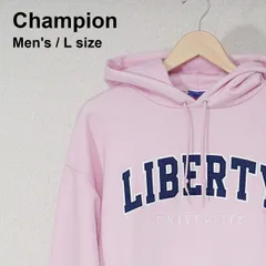 Champion （チャンピオン） AUTHENTIC ATHLETIC APPAREL LIBERTY UNIVERSITY カレッジロゴパーカー Lサイズ 古着