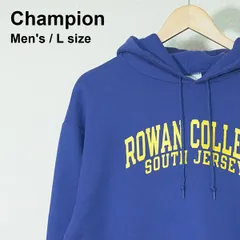 Champion（チャンピオン）ROWAN COLLEGE SOUTH JERSEY カレッジロゴパーカー Lサイズ 古着