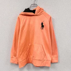 古着 used　POLO RALPH  LAUREN　ポロラルフローレン　スウェットパーカー/フーディー　オレンジ　Mサイズ