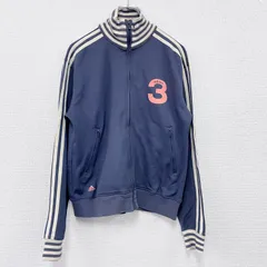 古着 used　00s　adidas　アディダス　トラックジャケット/ジャージ　ヴィンテージ　紺　ネイビー　Mサイズ