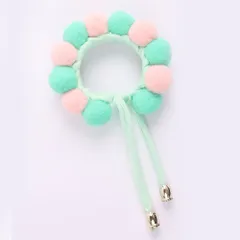 犬・猫・ペット用首輪 (グリーン＆ピンク)