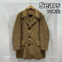 シアーズ 70年代 ビンテージ 袖くるみボタン  コーデュロイ カーコート ビッグサイズ 70s メンズ 44 ISItems【USED】【古着】【中古】50148654