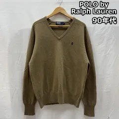 ポロバイラルフローレン 90年代 ビンテージ ナイガイ期 ラムウール Vネック ニット セーター ビッグサイズ 90s VINTAGE メンズ LL ISItems【USED】【古着】【中古】50148684