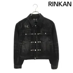 サグクラブ サイズ:1  TC25JK0901 ブラックリブアトレースデニムジャケット 中古 SB01 サグクラブ TC25JK0901 ブラックリブアトレースデニムジャケット