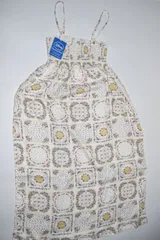 【新品未使用タグ付】Disney ベルメゾン ディズニー レディース ミッキー ロングワンピース Lサイズ レーヨン100%