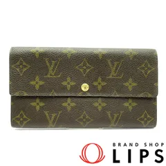 ルイ・ヴィトン ポシェット ポルトモネクレディ M61725 モノグラム レディース ブラウン 【中古】