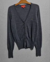 ☆Vivienne Westwood☆【美品】グレー カーディガンSize 02 ☆Vivienne Westwood☆【美品】グレー カーディガンSize 02 V11