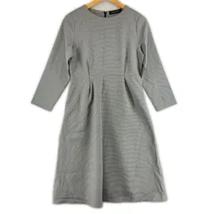 美品 closet story クローゼットストーリー チェック 秋冬 AW ワンピース ポリエステル グレー レディース【古着】【中古】【送料無料】