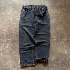 90年代 90s 00年代 00s L.L.Bean エルエルビーン デニムパンツ 裏地フランネル チェック W34 L32