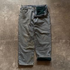 90年代 90s 00年代 00s L.L.Bean エルエルビーン デニムパンツ 裏地フリース グリーン