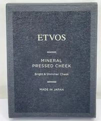 エトヴォス ミネラルプレストチークI シェリーコーラル