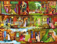 Aimee Stewart クロスステッチ 図案 刺しゅう チャート 【 Mini Heroes and Heroines 】 Heaven And Earth Designs 上級者 全面刺し HAED