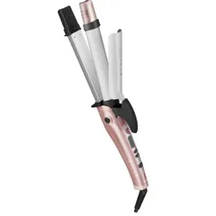 【中古】【非常に良い】テスコム (TESCOM) ヘアアイロン スチーム付 32mm マイナスイオン 2WAY ione ローズゴールド IPW1832-N