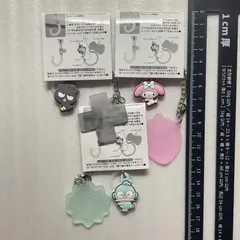 サンリオキャラクターズ ダブルチャームグミ　ハンギョドン　バツ丸　マイメロ　P5