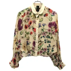 SUPPORT SURFACE サポートサーフェス フラワープリントクロップドドルマンシャツ  アイボリー 1