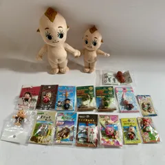 ★ キューピー フィギュア ストラップ ぬいぐるみ 17点 まとめ商品 ご当地 群馬 広島 鹿児島 福井 羽生結弦 など  現状品 0.2kg