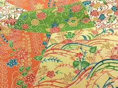平和屋着物■上質な小紋　型染め　切嵌花唐草文　正絹　逸品　CABB2444xi