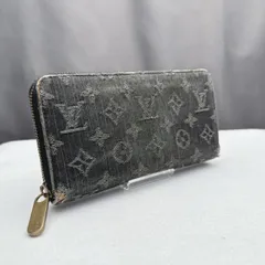 m311 ルイヴィトン LOUIS VUITTON デニム モノグラム ジッピー ラウンドファスナー 長財布 M95614 シリアルナンバー CA1018男女兼用