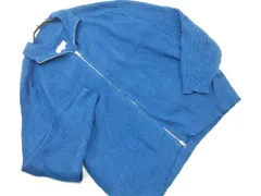 MONO-MART モノマート ハイネック ジップアップ カーディガン sizeM/青 ◇■ メンズ