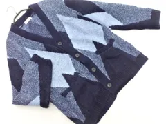 GLOBAL WORK グローバルワーク Vネック ニット カーディガン sizeS/青ｘ紺 ◇■ メンズ