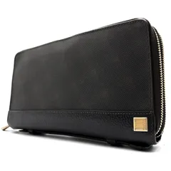 美品 dunhill ダンヒル 長財布 ジップアラウンドウォレット トラベルウォレット オーガナイザー ディーエイト ダブルジップ メンズ ビジネス レザー 本革 PVC ブラウン