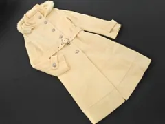 COMME CA ISM コムサイズム ウール混 ベルト付き 3WAY コート 生成 ◇■ レディース