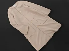 Rope Picnic ロペピクニック スウェード調 ノーカラー コート size36/ピンク ◇■ レディース