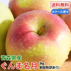 （クール便）青森県産 ぐんま名月 りんご 3kg 家庭用 訳あり 3キロ 産地直送 青森 りんご ワケアリのサムネイル